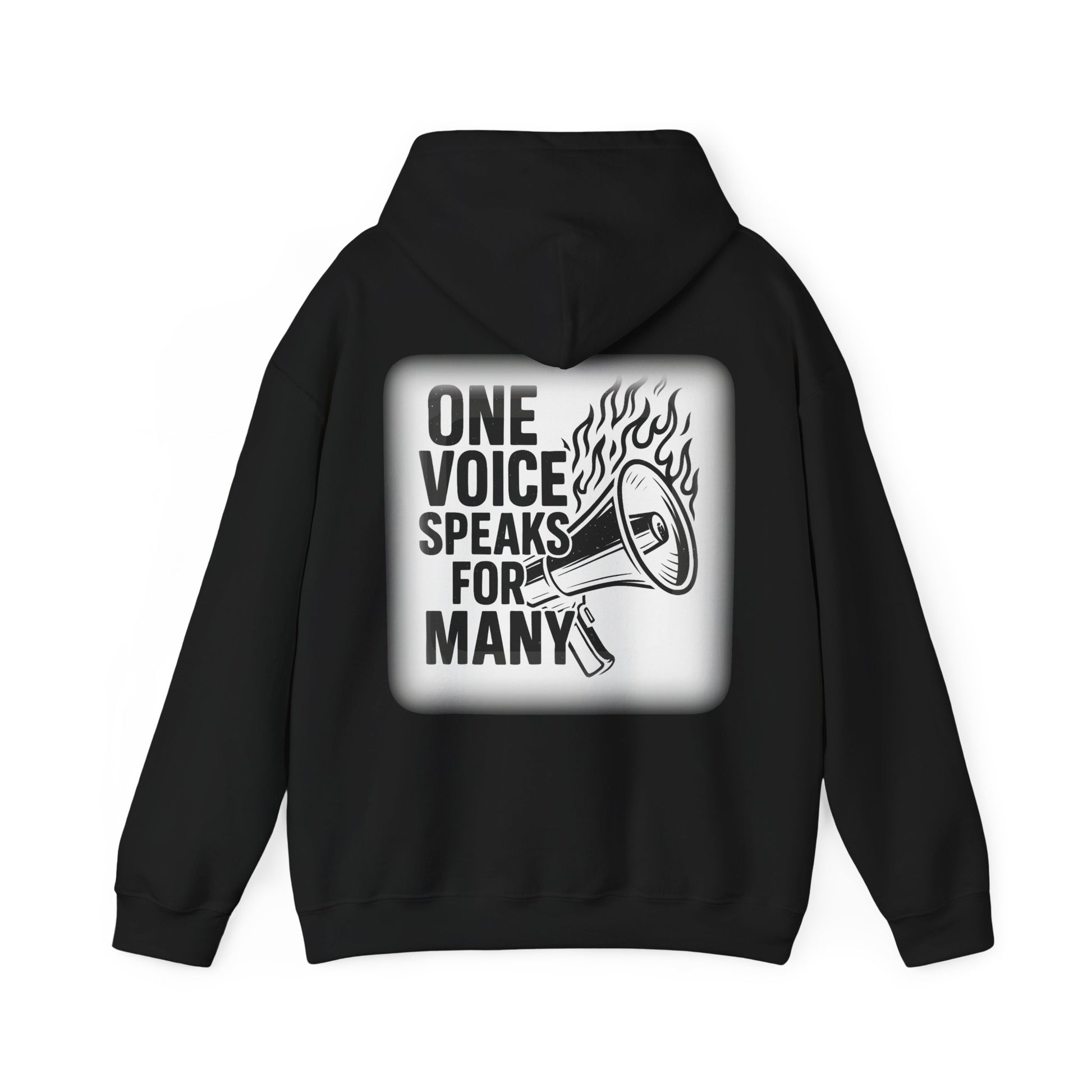 Empowering Voice Hoodie,  Graphic Sweatshirt Designed by me "One voice speaks for many"