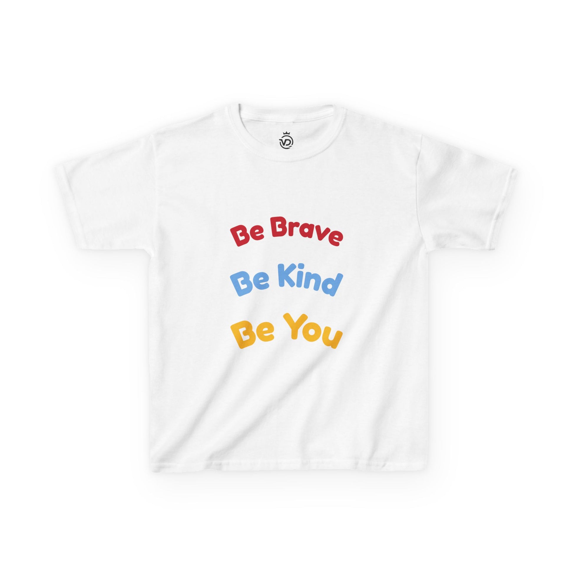 Kids Inspirational Tee - Be Brave Be Kind Be You, Cute Kids Shirt, Positive Vibes, Summer T-Shirt, Gift for Children