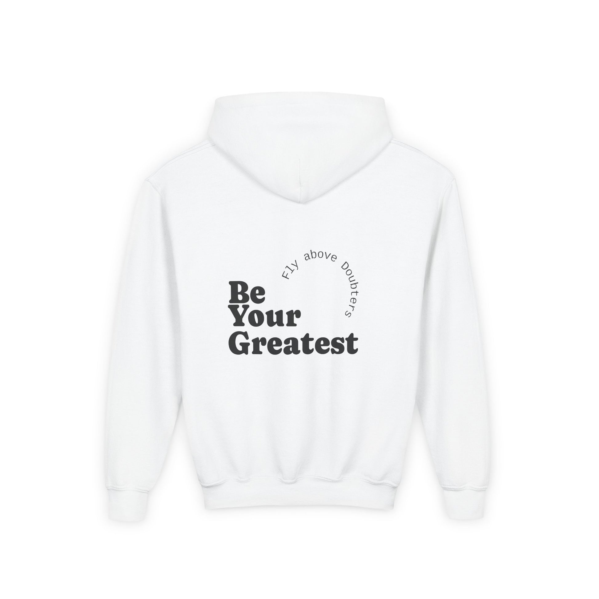 Youth Hooded Sweatshirt - Warning: May Cause Smiles, Inspirational Gift, Motivational Hoodie, Comfortable Layer, Youth Fashion