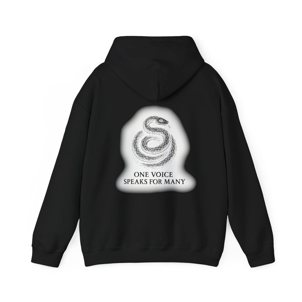 Hooded Sweatshirt, Voguedrift custom, Cosy Hoodie, Motivational Sweatshirt, Relaxed Fit Upper Wear, Casual Layering