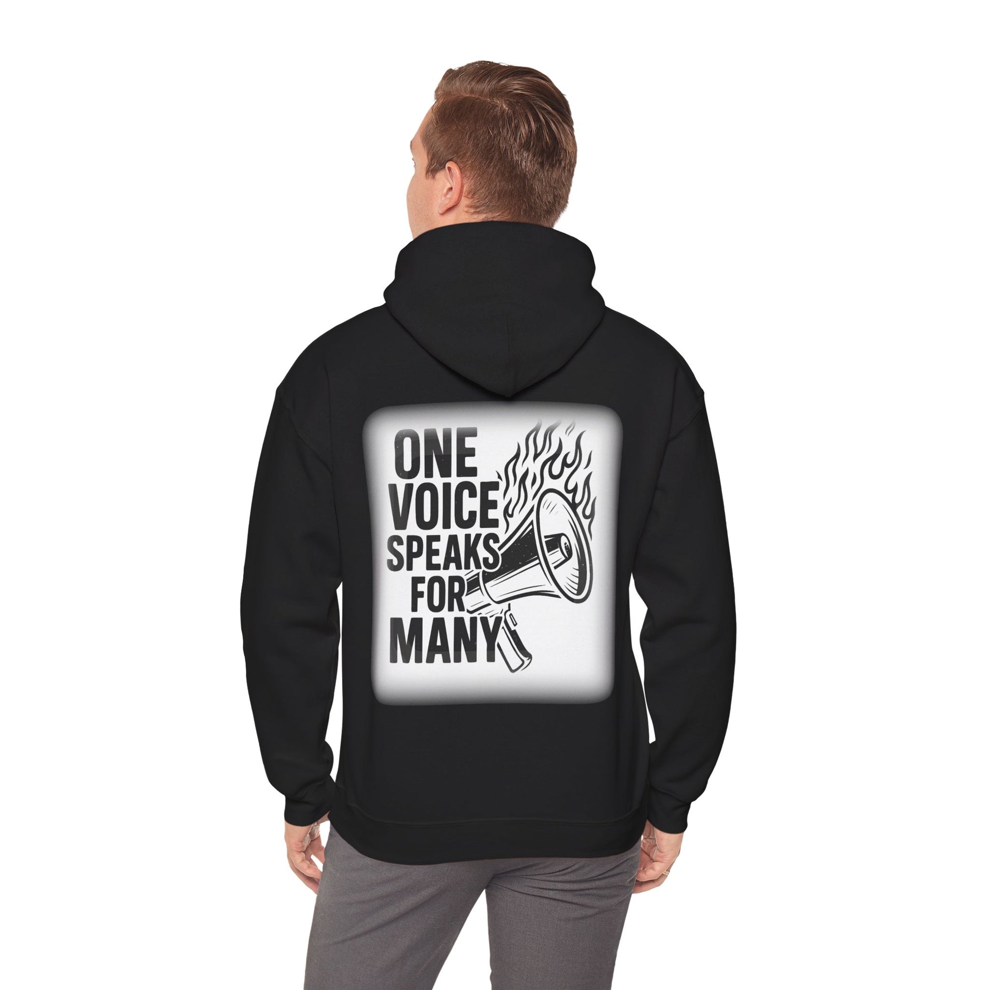 Empowering Voice Hoodie,  Graphic Sweatshirt Designed by me "One voice speaks for many"