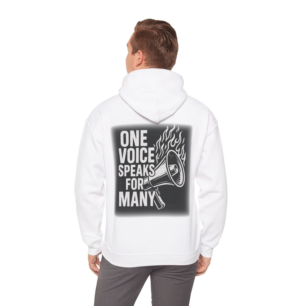 Empowering Voice Hoodie,  Graphic Sweatshirt Designed by me "One voice speaks for many"