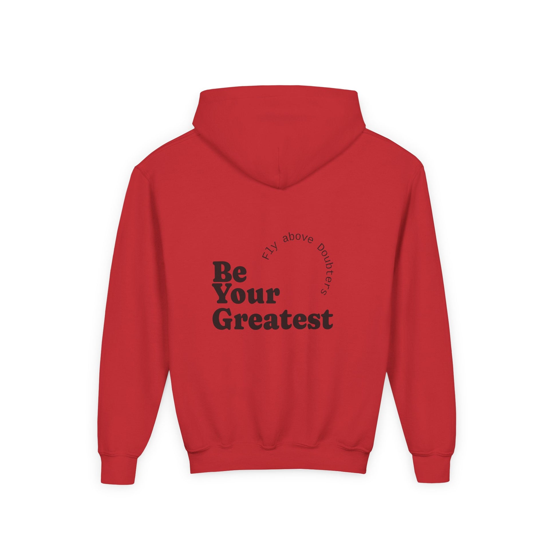Youth Hooded Sweatshirt - Warning: May Cause Smiles, Inspirational Gift, Motivational Hoodie, Comfortable Layer, Youth Fashion