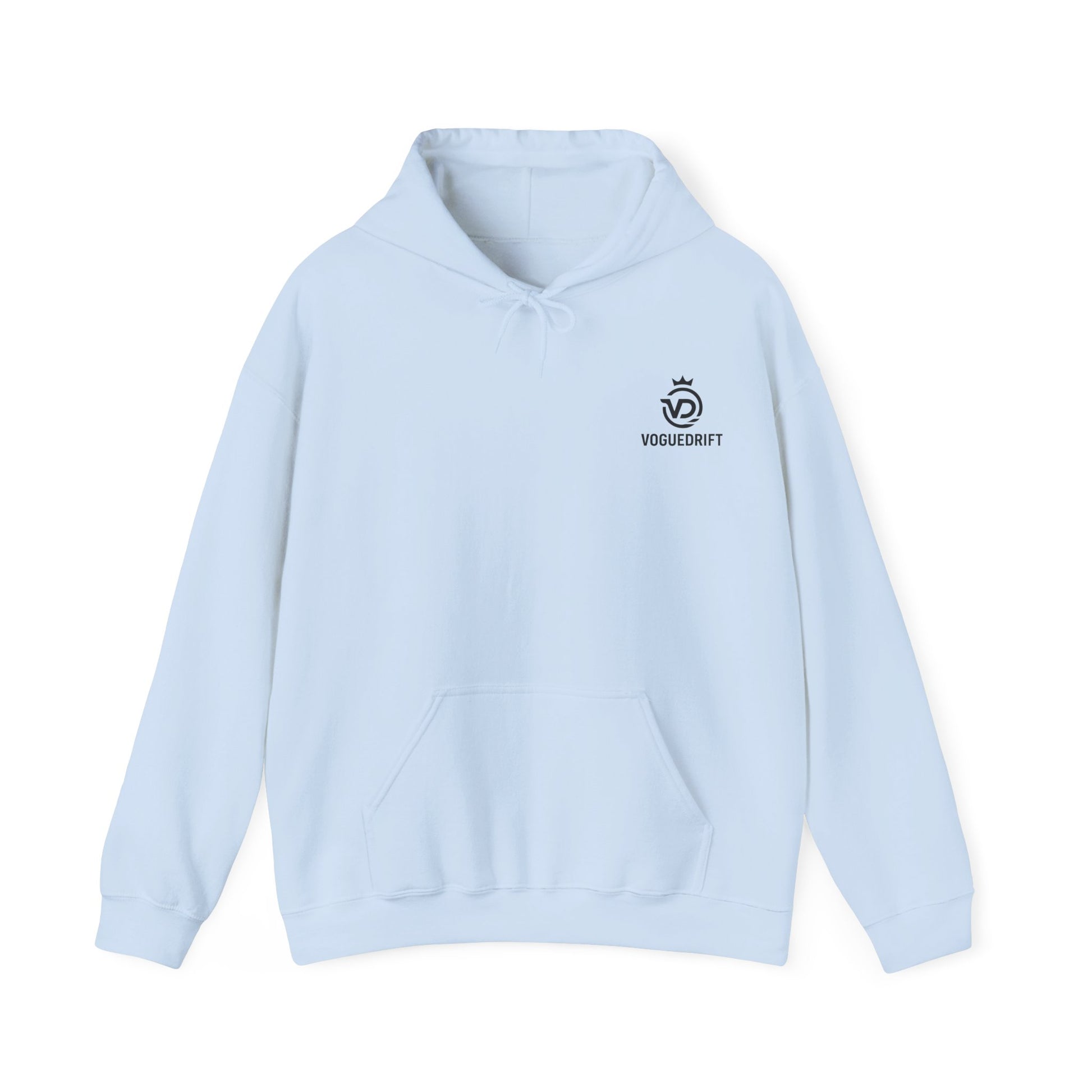 Hooded Sweatshirt, Voguedrift custom, Cosy Hoodie, Motivational Sweatshirt, Relaxed Fit Upper Wear, Casual Layering