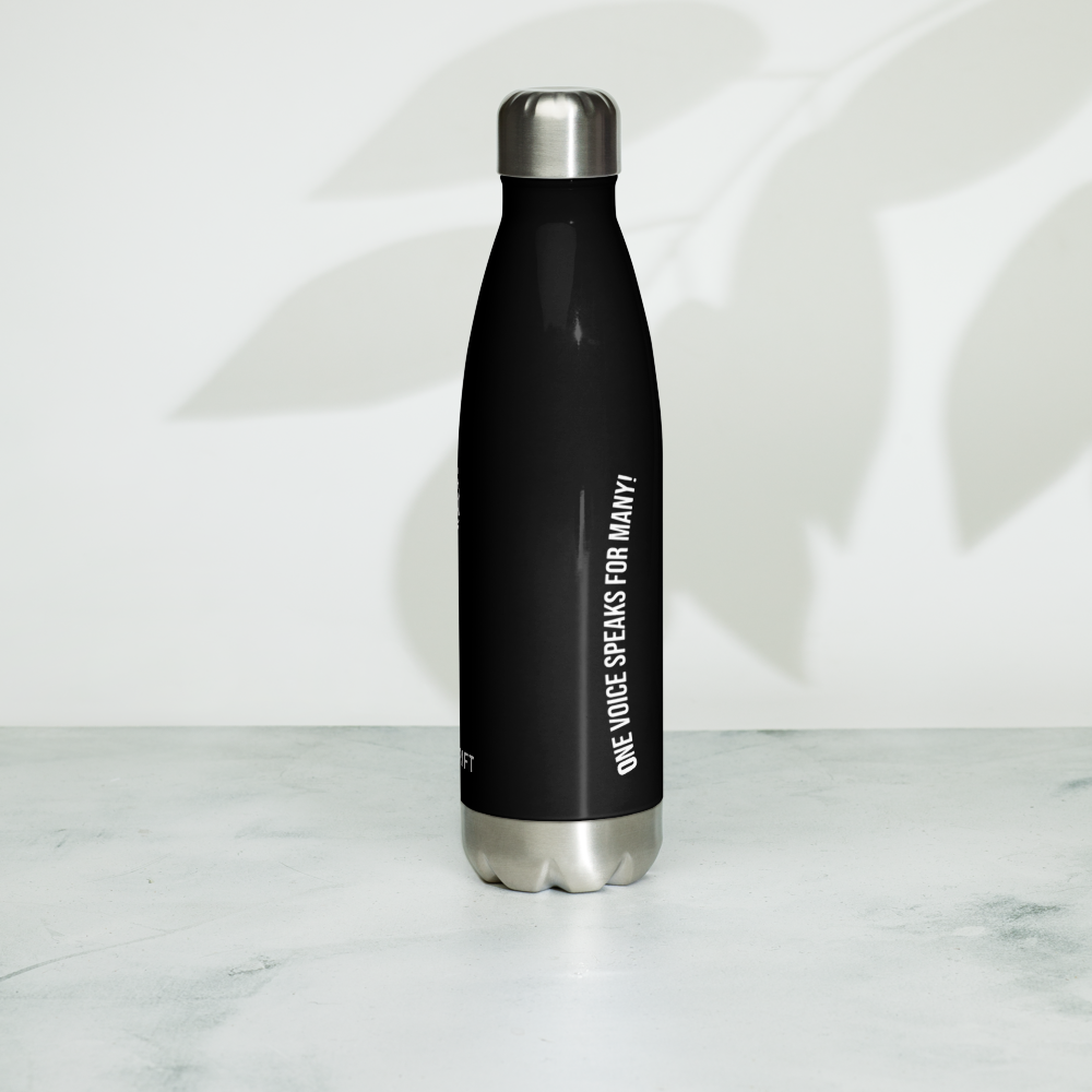 Stainless steel water bottle